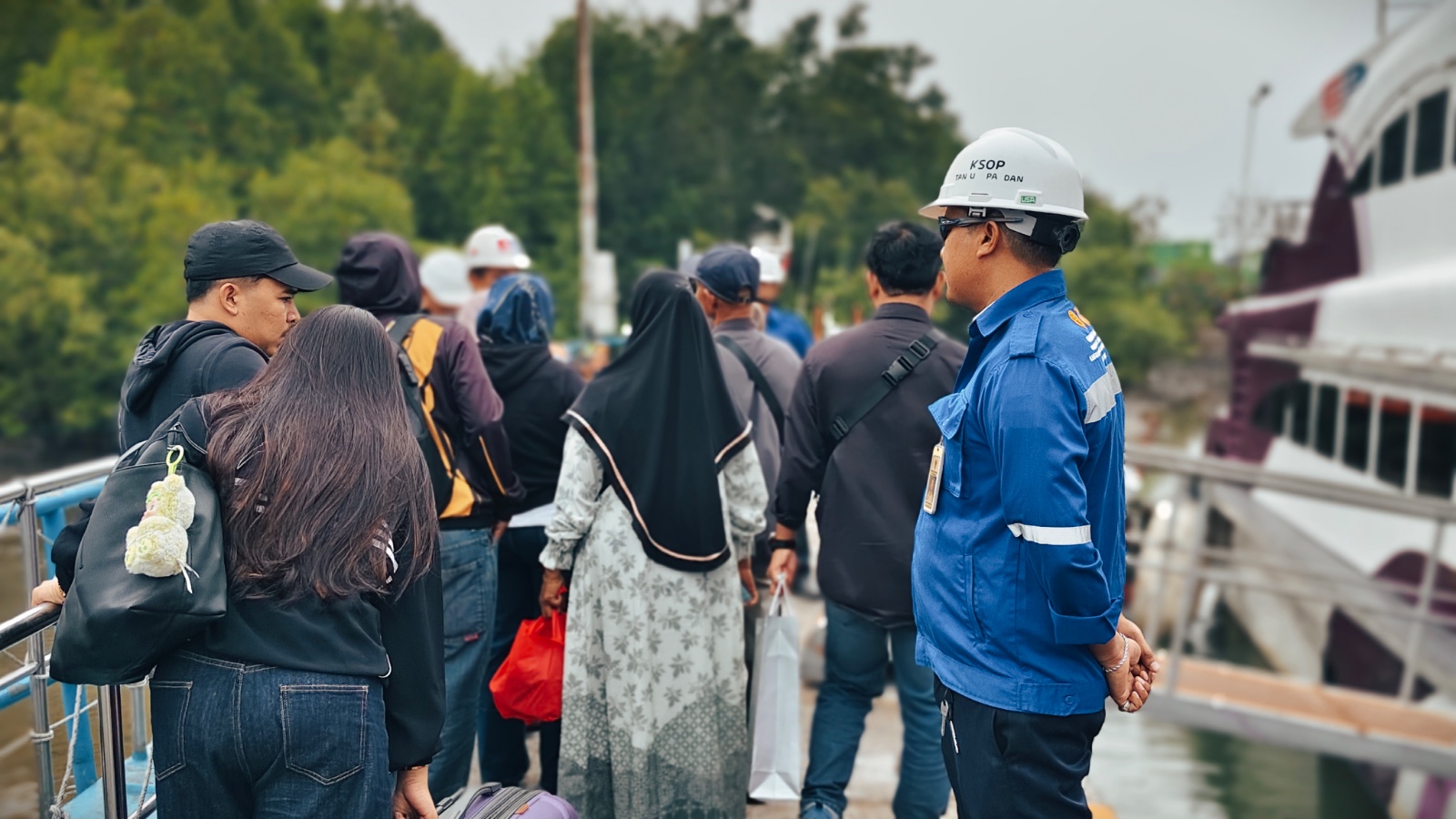 KSOP Kelas IV Tanjung Pandan Laksanakan Pengawasan Kapal Express Bahari 3E, Pastikan Keselamatan Pelayaran